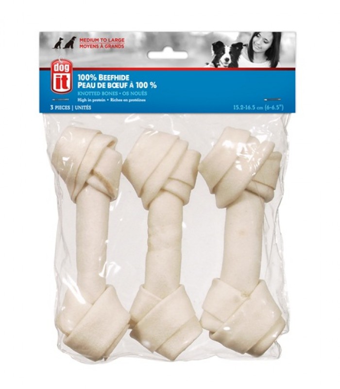 ShopBB Mall: DOGIT SMALL WHITE BONE 3 PK 